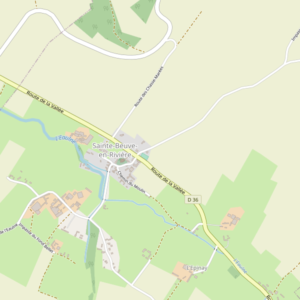 Carte des hotels à Sainte-Beuve-en-Rivière Thumbnail