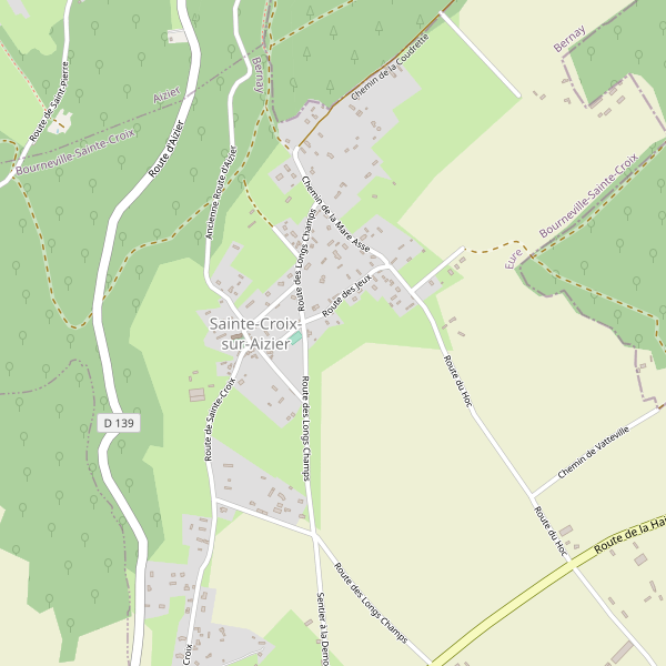 Carte des hotels à Sainte-Croix-sur-Aizier Thumbnail