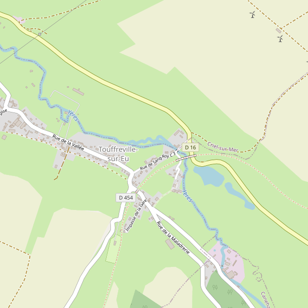 Carte des hotels à Touffreville-sur-Eu Thumbnail