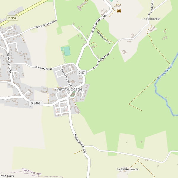 Carte des grands-magasins à Yvetot-Bocage Thumbnail