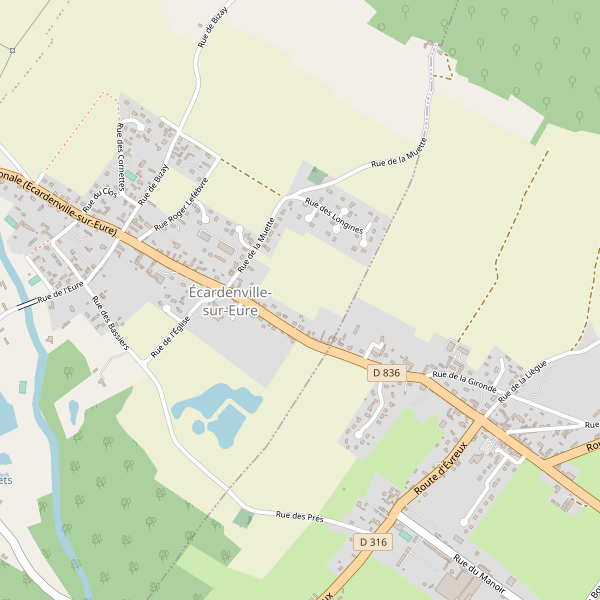 Plan de Écardenville-sur-Eure Thumbnail