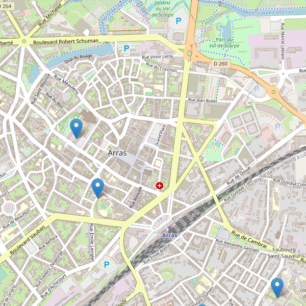 Carte des bibliotheques à Arras Thumbnail