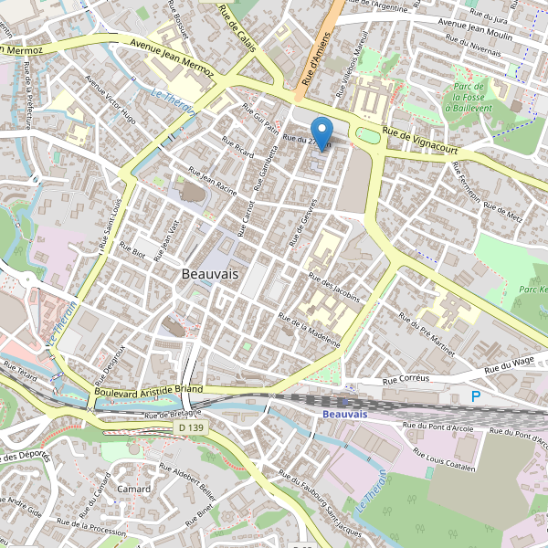 Carte des bibliotheques à Beauvais Thumbnail