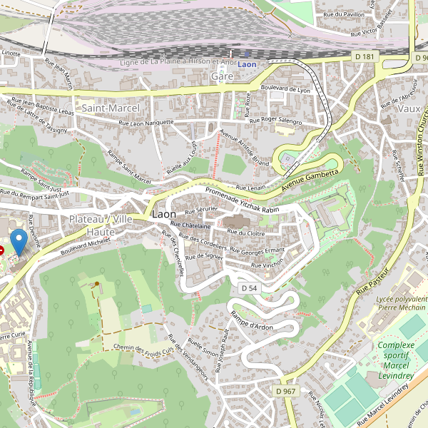 Carte des bibliotheques à Laon Thumbnail