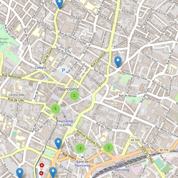 Carte des cafe à Tourcoing Thumbnail