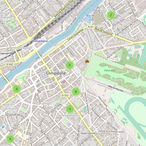 Carte des ecoles à Compiègne Thumbnail