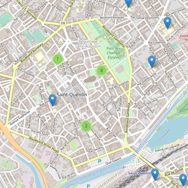 Carte des ecoles à Saint-Quentin Thumbnail