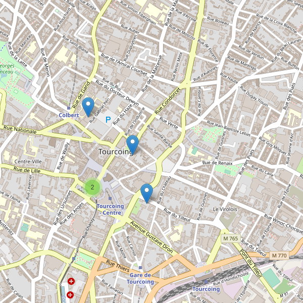 Carte des musees à Tourcoing Thumbnail