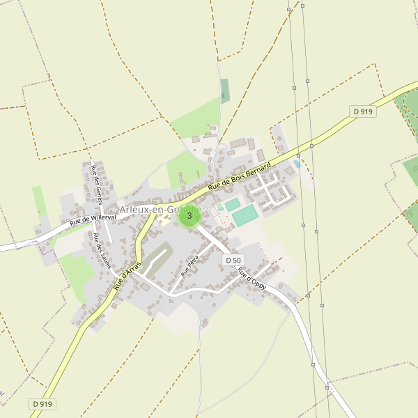Carte des parkings à Arleux-en-Gohelle Thumbnail