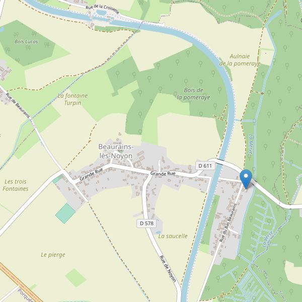 Carte des parkings à Beaurains-lès-Noyon Thumbnail