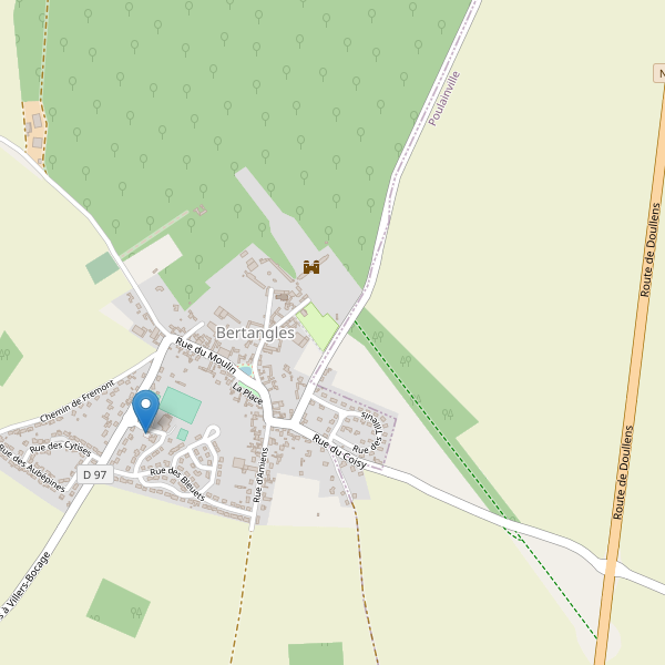 Carte des parkings à Bertangles Thumbnail