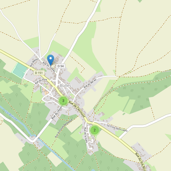 Carte des parkings à Bulles Thumbnail