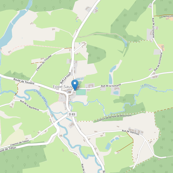Carte des parkings à Eppe-Sauvage Thumbnail