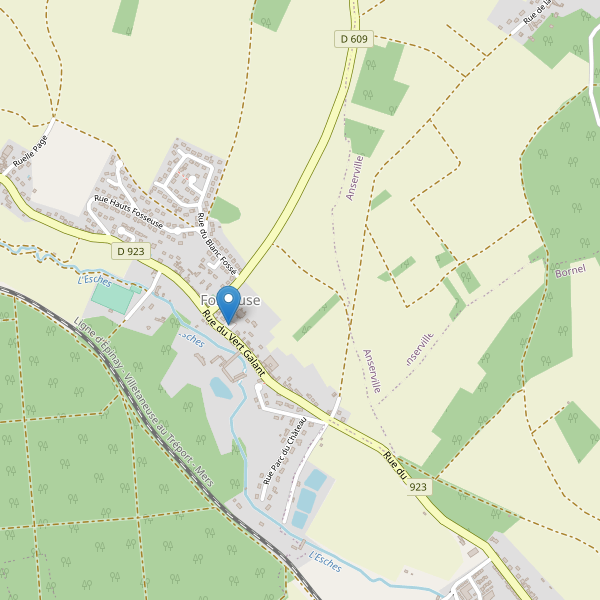 Carte des parkings à Fosseuse Thumbnail