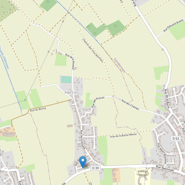 Carte des parkings à Herrin Thumbnail