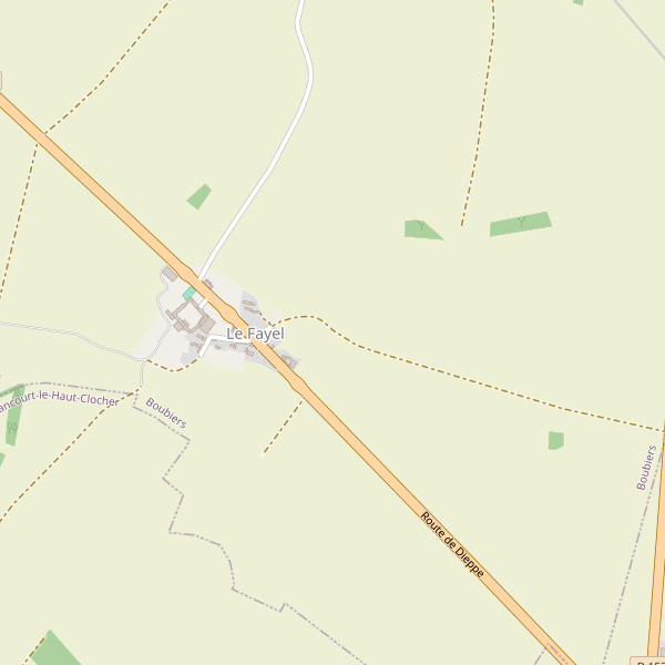 Carte des parkings à Le Fayel (Oise) Thumbnail