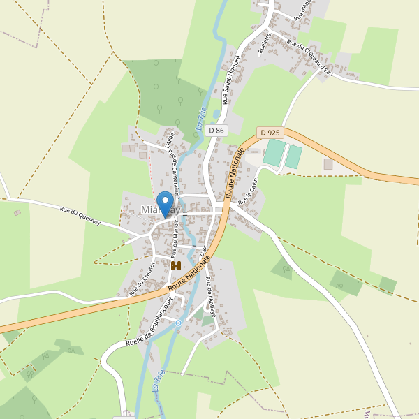 Carte des parkings à Miannay Thumbnail