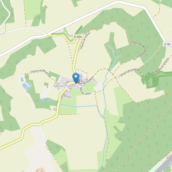 Carte des parkings à Montchâlons Thumbnail