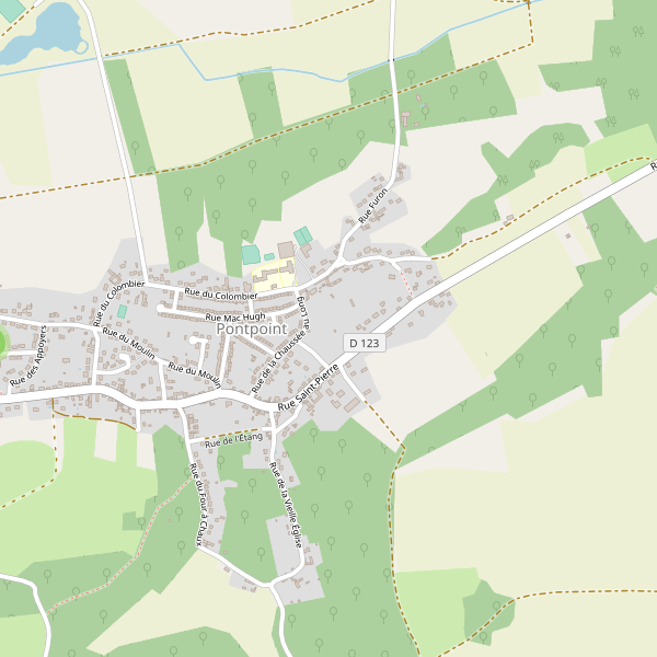Carte des parkings à Pontpoint Thumbnail