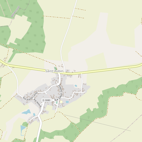 Carte des parkings à Saint-Aubin (Aisne) Thumbnail