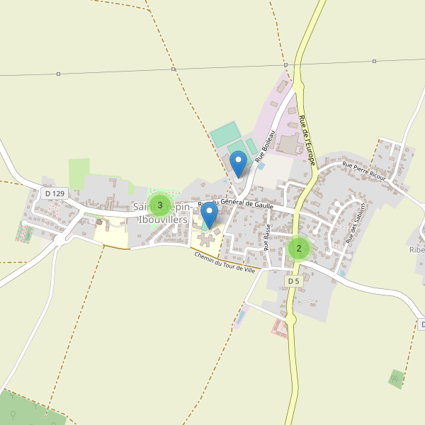 Carte des parkings à Saint-Crépin-Ibouvillers Thumbnail