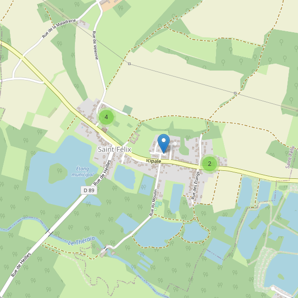 Carte des parkings à Saint-Félix (Oise) Thumbnail