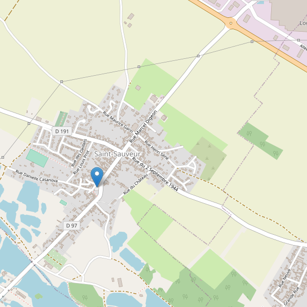 Carte des parkings à Saint-Sauveur (Somme) Thumbnail