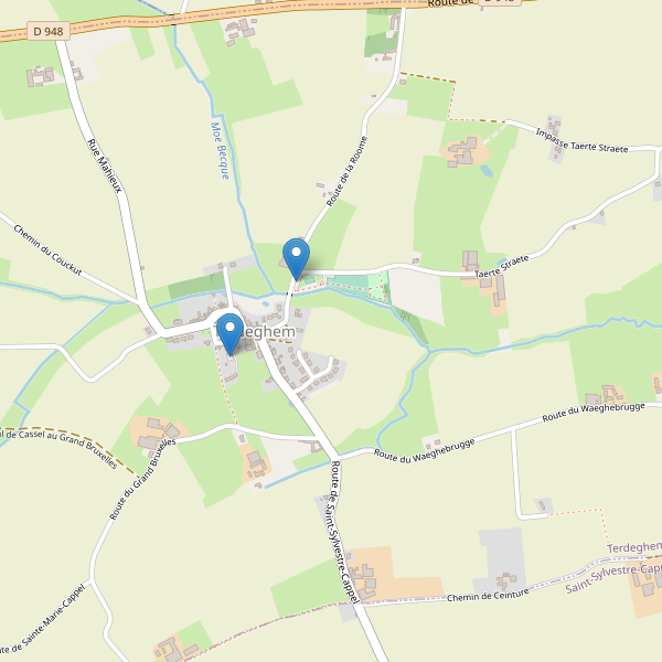 Carte des parkings à Terdeghem Thumbnail