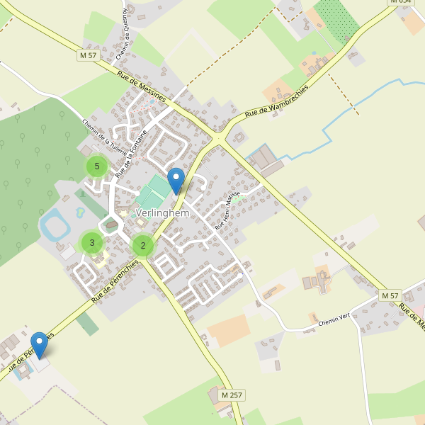 Carte des parkings à Verlinghem Thumbnail
