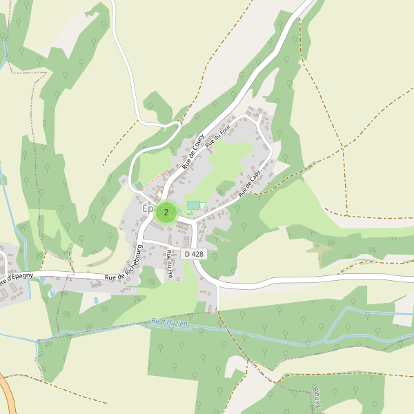 Carte des parkings à Épagny (Aisne) Thumbnail