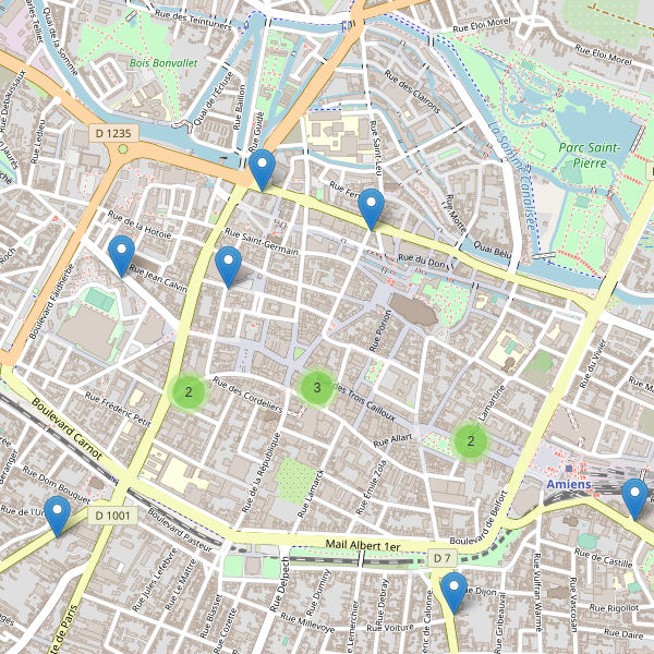 Carte des pharmacies à Amiens Thumbnail