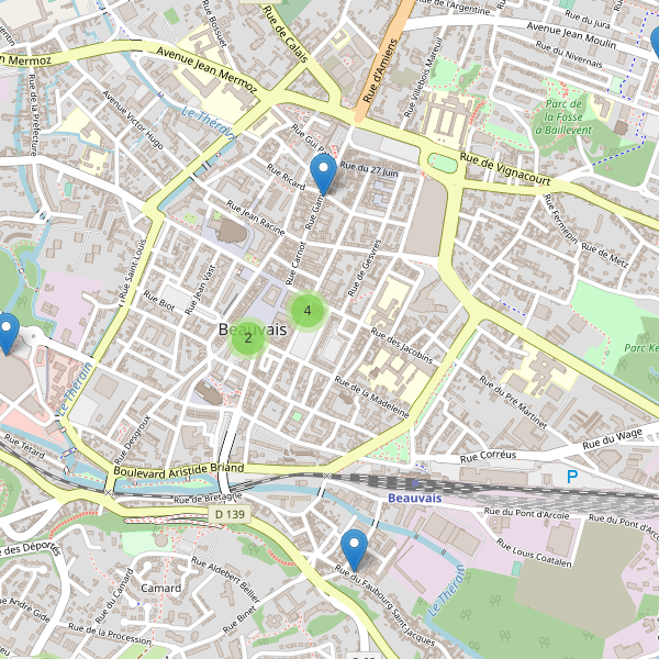 Carte des pharmacies à Beauvais Thumbnail