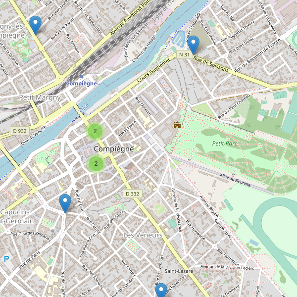 Carte des pharmacies à Compiègne Thumbnail