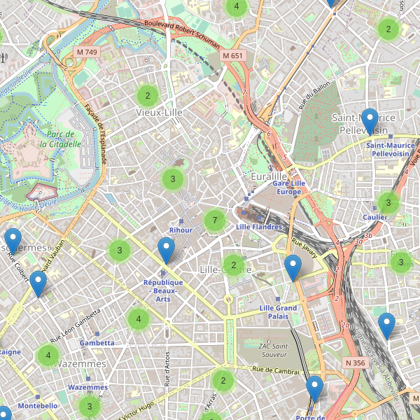 Carte des pharmacies à Lille Thumbnail