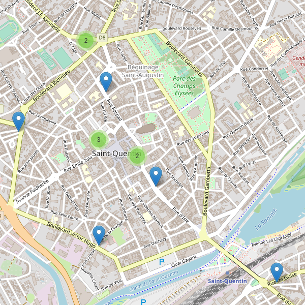 Carte des pharmacies à Saint-Quentin Thumbnail