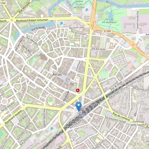 Carte des taxi à Arras Thumbnail