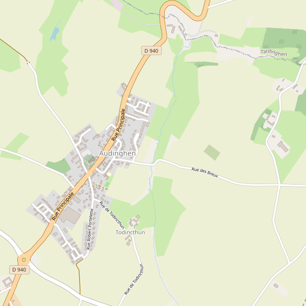 Carte des taxi à Audinghen Thumbnail