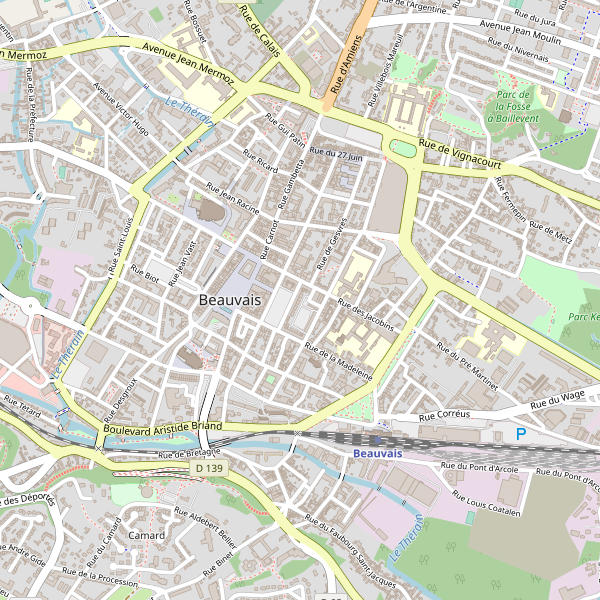 Carte des taxi à Beauvais Thumbnail