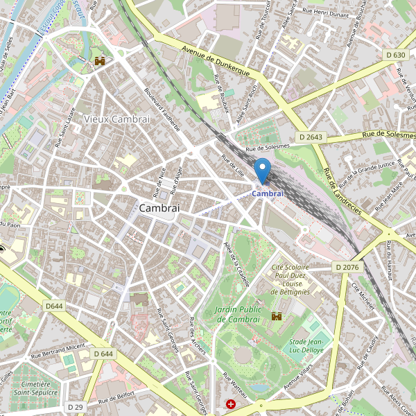 Carte des taxi à Cambrai Thumbnail