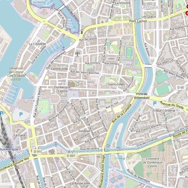 Carte des taxi à Dunkerque Thumbnail