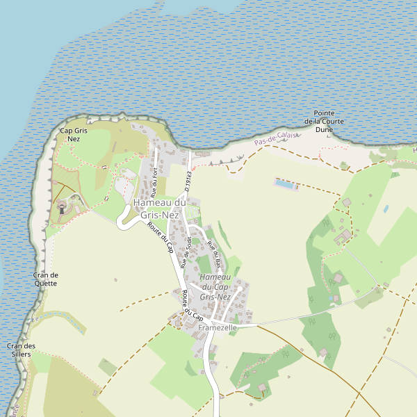 Carte des taxi à Hameau du Gris-Nez Thumbnail