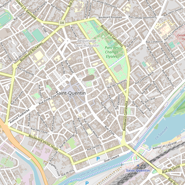 Carte des taxi à Saint-Quentin Thumbnail