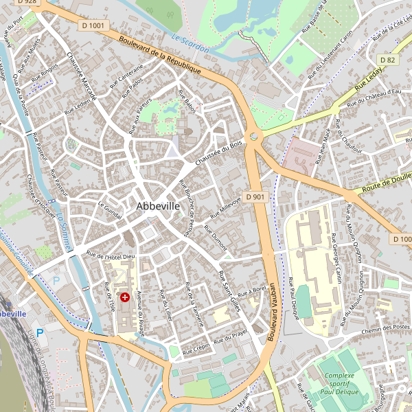 Carte des bureaux-publics à Abbeville Thumbnail