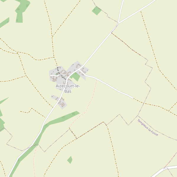 Carte des attractions à Aizecourt-le-Bas Thumbnail