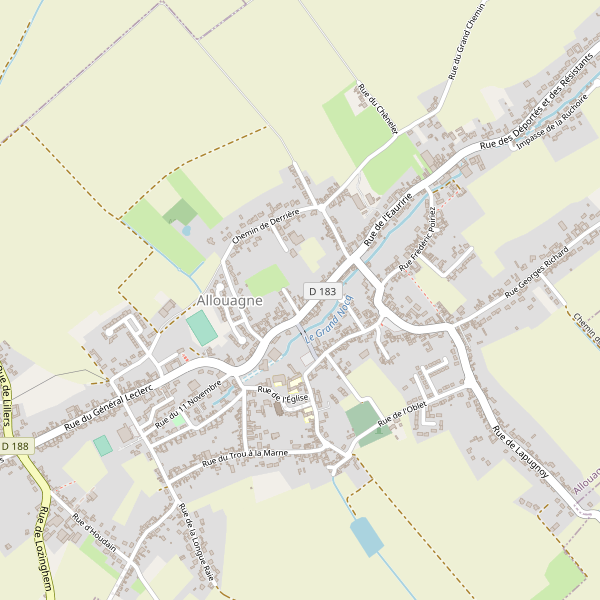 Carte des cafe à Allouagne Thumbnail