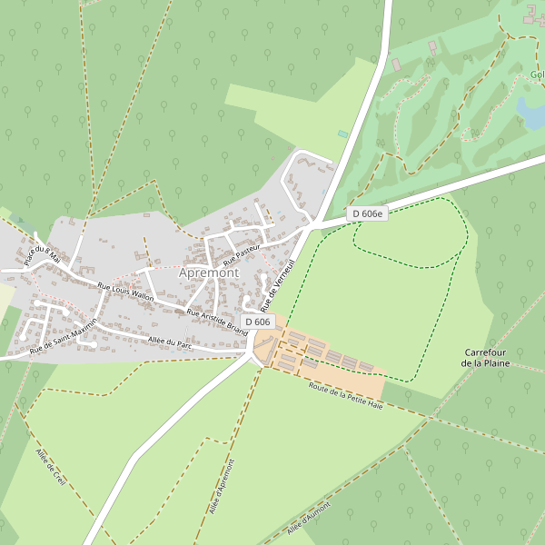 Carte des hotels à Apremont (Oise) Thumbnail