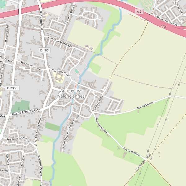 Carte des agences-voyage à Aulnoy-lez-Valenciennes Thumbnail