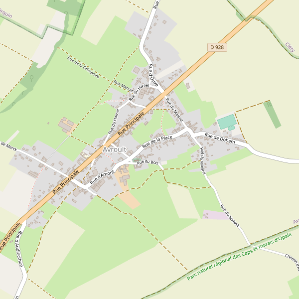 Carte des buralistes à Avroult Lombardo Geosystems