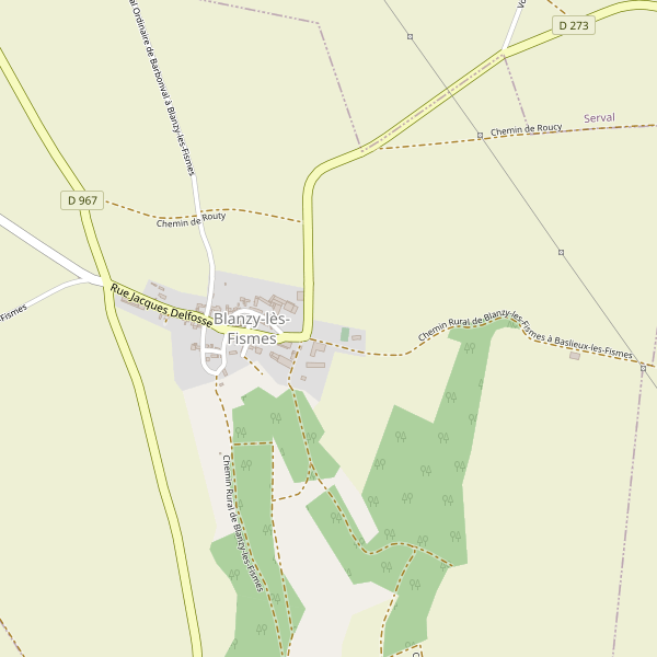 Carte des hotels à Blanzy-lès-Fismes Thumbnail
