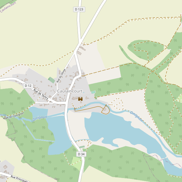 Carte des stationnement-velos à Caulaincourt Thumbnail